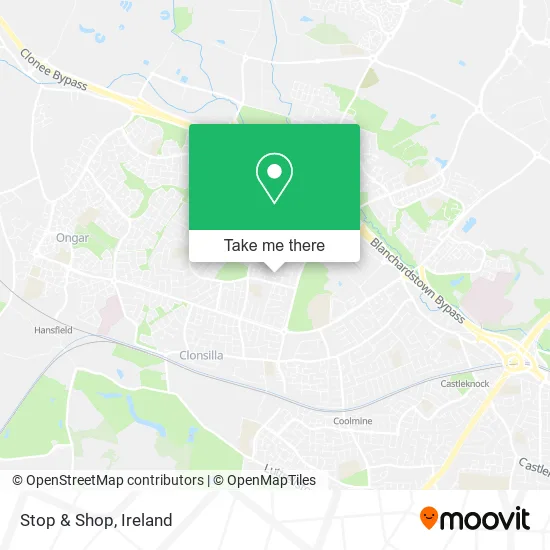 Stop & Shop map