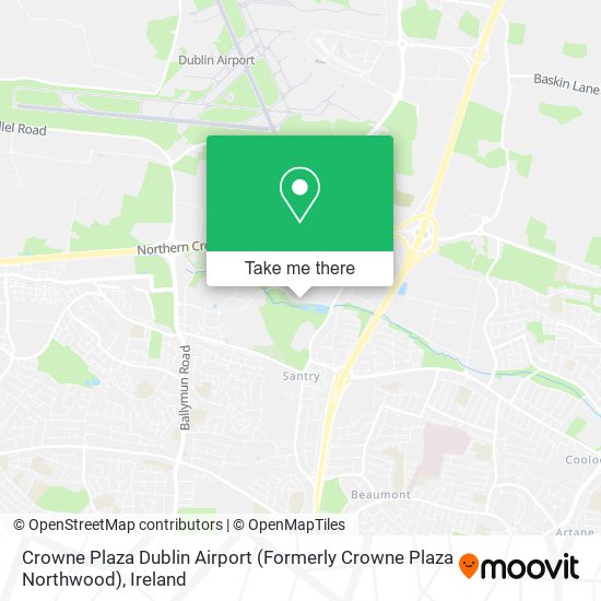 Crowne Plaza Dublin Airport (Formerly Crowne Plaza Northwood) map