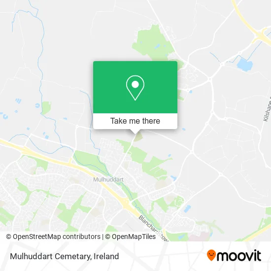 Mulhuddart Cemetary map