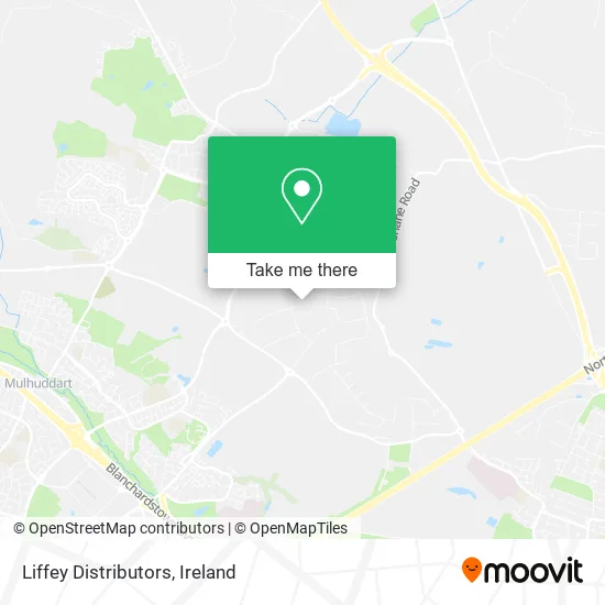 Liffey Distributors map