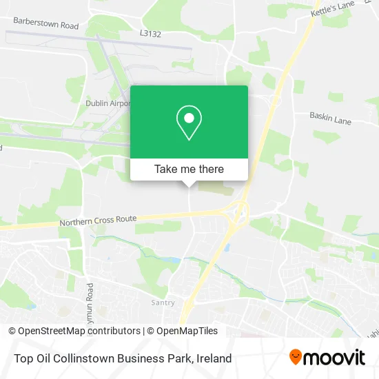 Top Oil Collinstown Business Park map