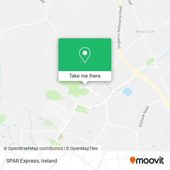 SPAR Express map