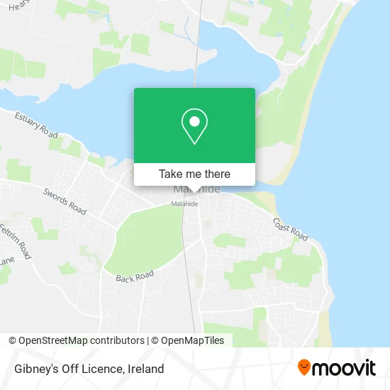 Gibney's Off Licence map