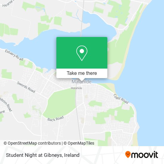 Student Night at Gibneys map