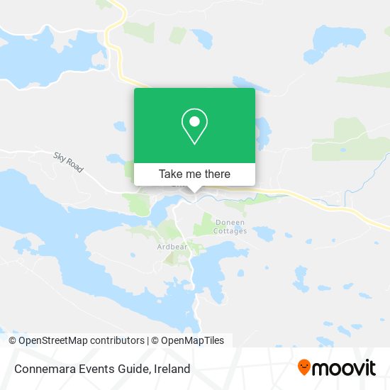 Connemara Events Guide map