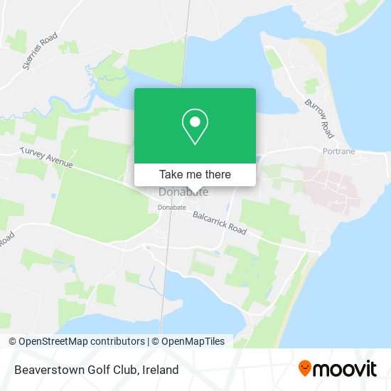 Beaverstown Golf Club map