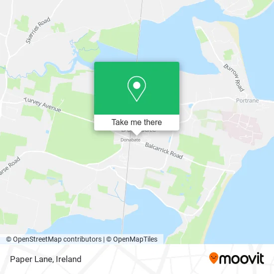 Paper Lane map