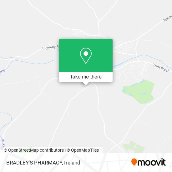 BRADLEY'S PHARMACY map