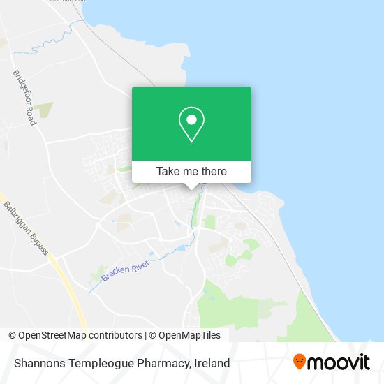 Shannons Templeogue Pharmacy map