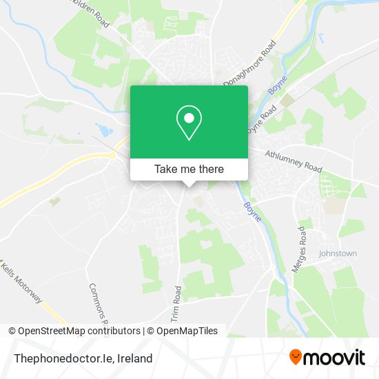 Thephonedoctor.Ie map