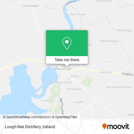 Lough Ree Distillery map