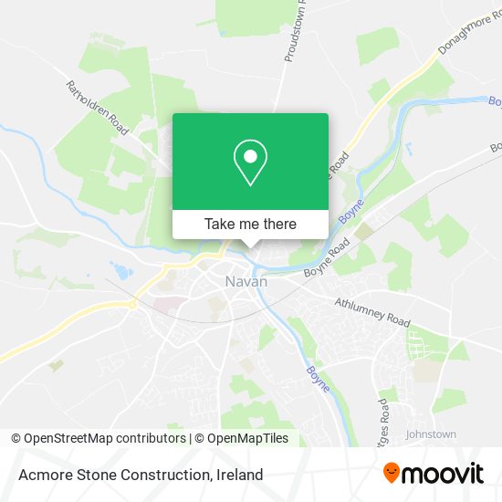 Acmore Stone Construction map