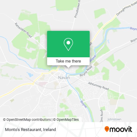 Monto's Restaurant plan