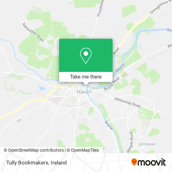 Tully Bookmakers map