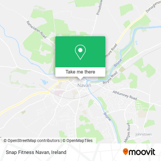 Snap Fitness Navan map