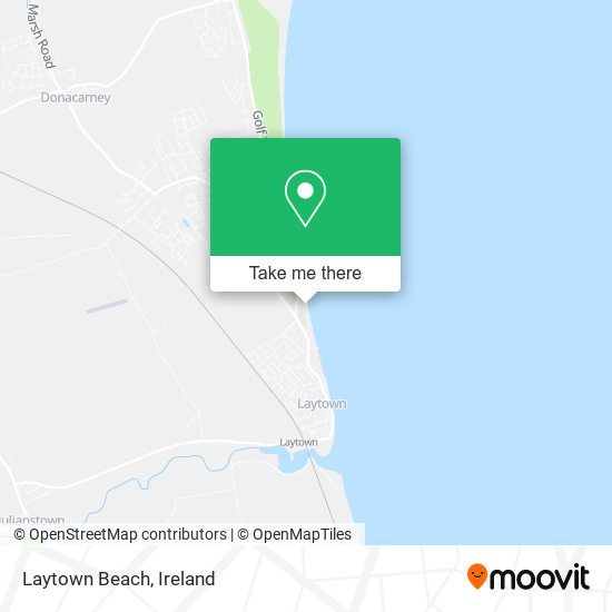 Laytown Beach map
