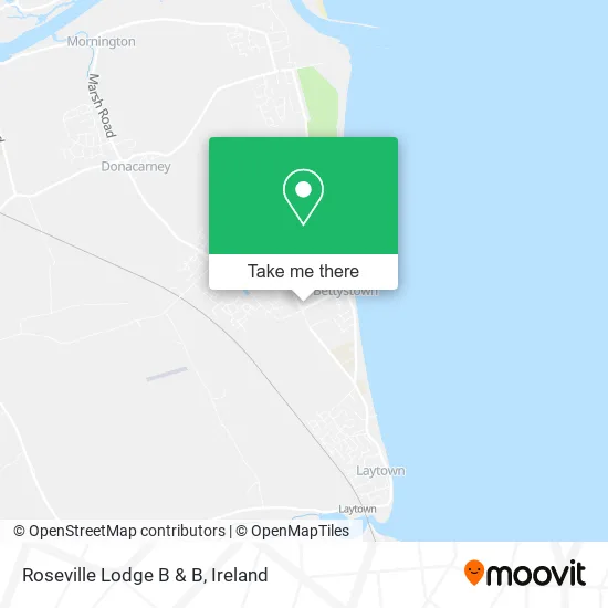 Roseville Lodge B & B map