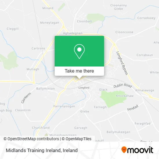Midlands Training Ireland map