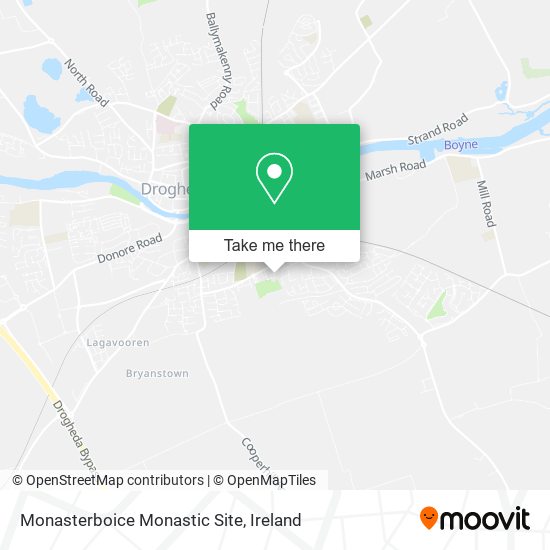 Monasterboice Monastic Site map