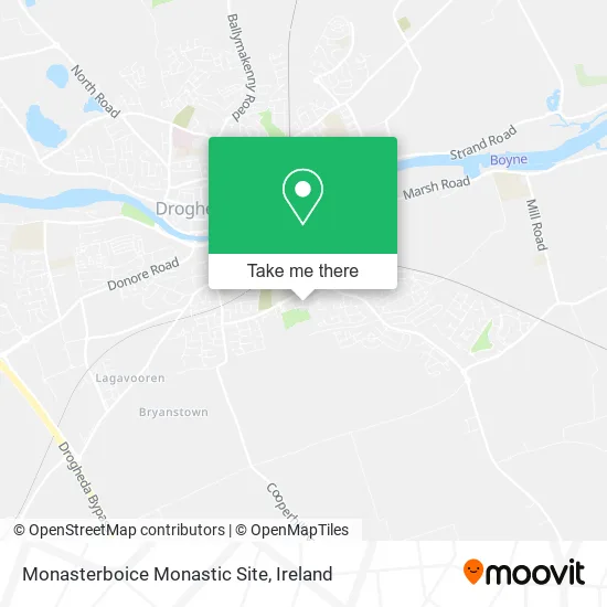 Monasterboice Monastic Site map