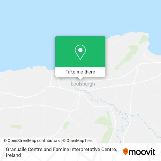 Granuaile Centre and Famine Interpretative Centre map