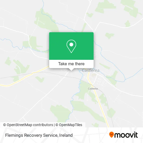 Flemings Recovery Service map