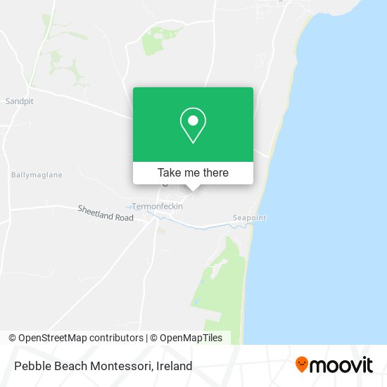 Pebble Beach Montessori map