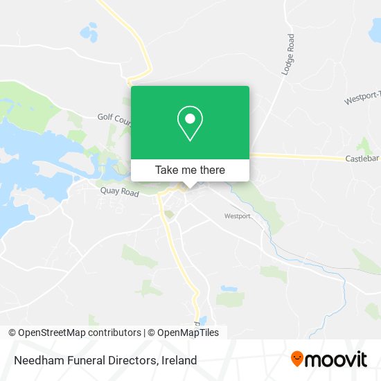 Needham Funeral Directors map