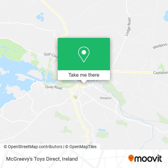 McGreevy's Toys Direct map