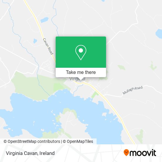 Virginia Cavan map