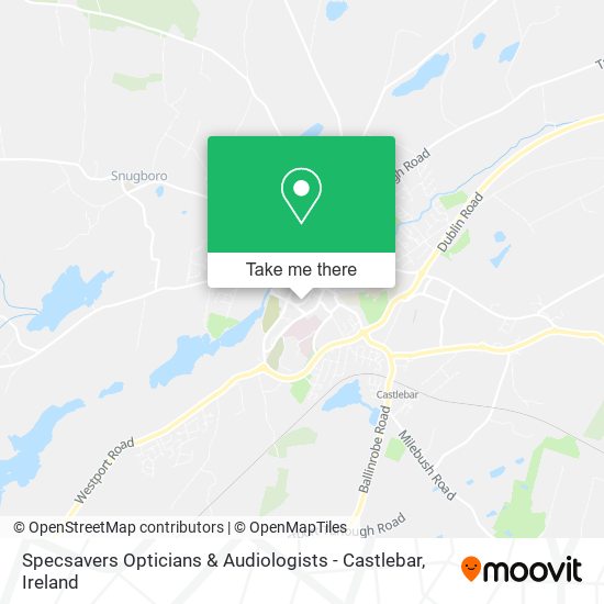 Specsavers Opticians & Audiologists - Castlebar plan