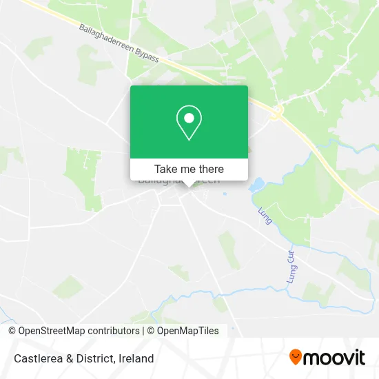Castlerea & District map