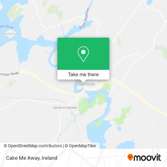 Cake Me Away map
