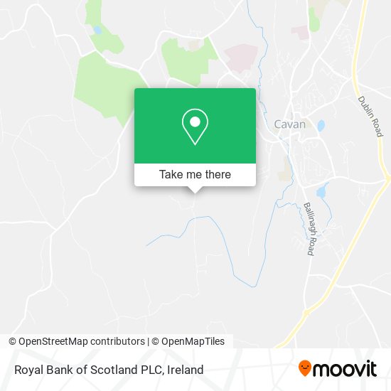 Royal Bank of Scotland PLC map