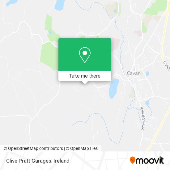 Clive Pratt Garages map