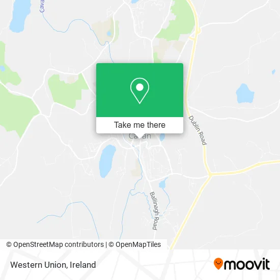 Western Union map