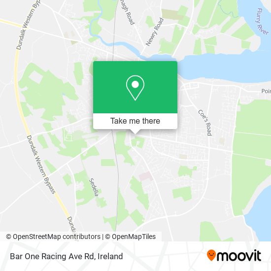 Bar One Racing Ave Rd map