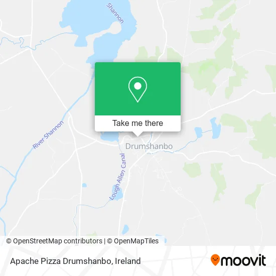 Apache Pizza Drumshanbo map