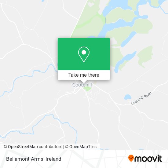 Bellamont Arms map