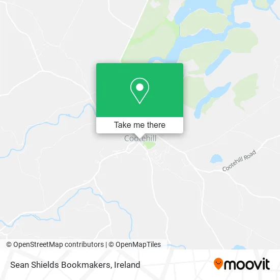 Sean Shields Bookmakers map