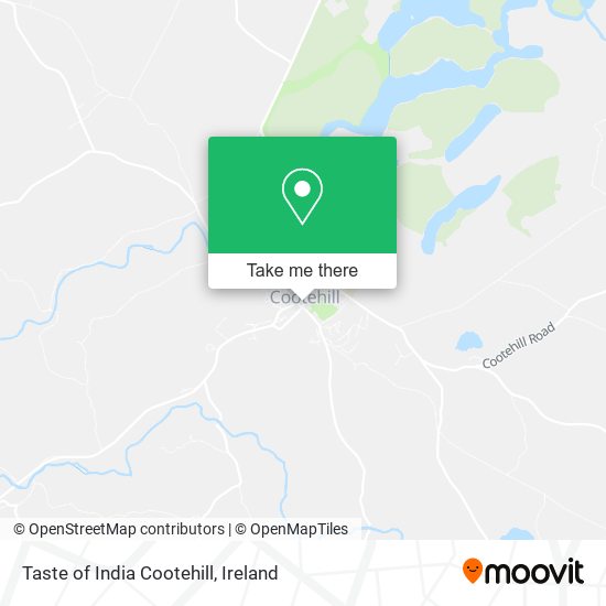 Taste of India Cootehill map