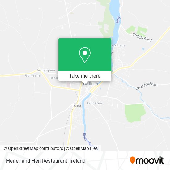 Heifer and Hen Restaurant map