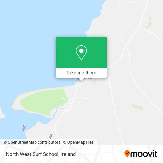 North West Surf School map
