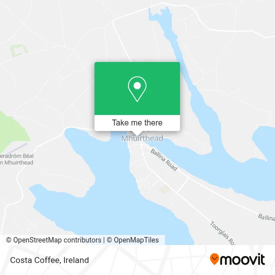 Costa Coffee map