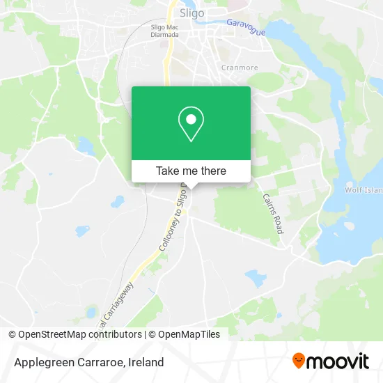 Applegreen Carraroe map