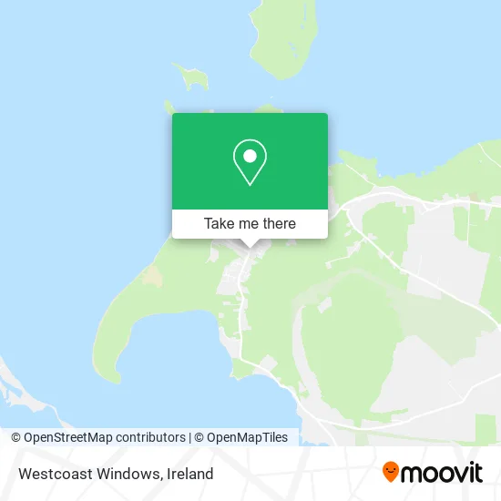 Westcoast Windows map