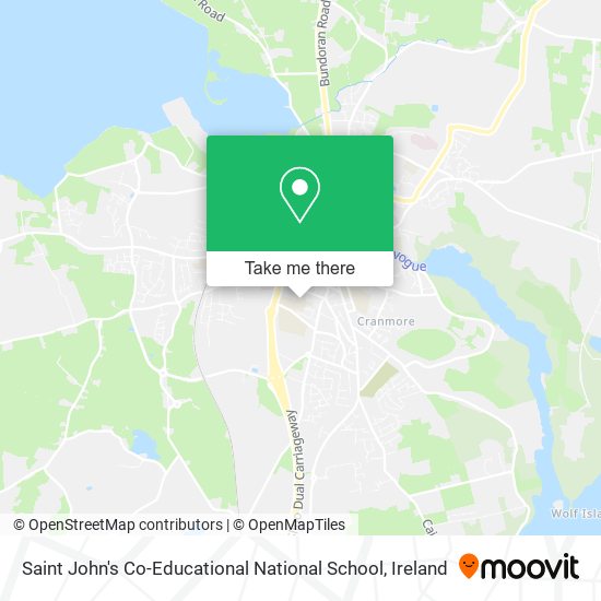 Saint John's Co-Educational National School map