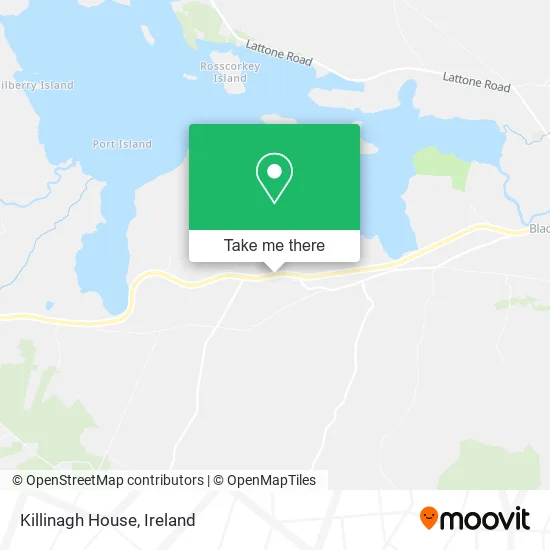 Killinagh House map