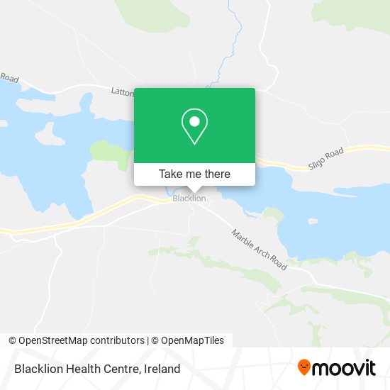 Blacklion Health Centre map
