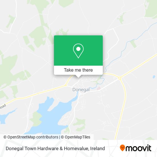 Donegal Town Hardware & Homevalue map